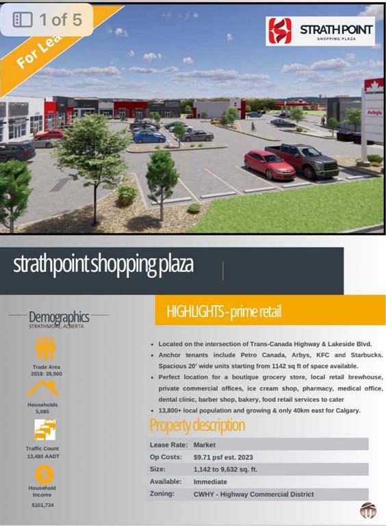 50 A Highway 1, Strathmore, Alberta, T1P 1B8
