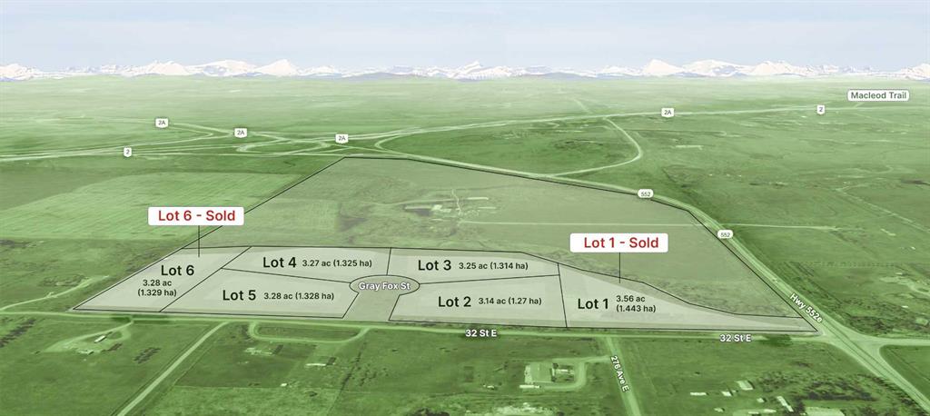 Lot2 Grey Fox Place E, Rural Foothills County, Alberta, T1S 3P1
