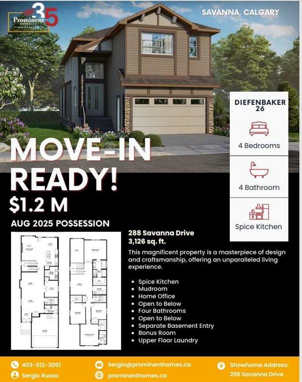 288 Savanna Drive NE, Calgary, Alberta, T3J5T3