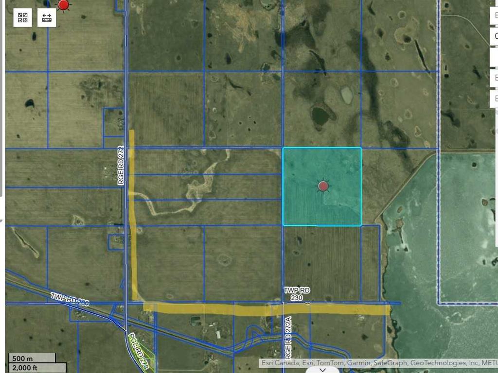 Rural Listing NW1/4 SEC1 TWP23 RGE27 W4, Langdon, Alberta, T0J 1X0