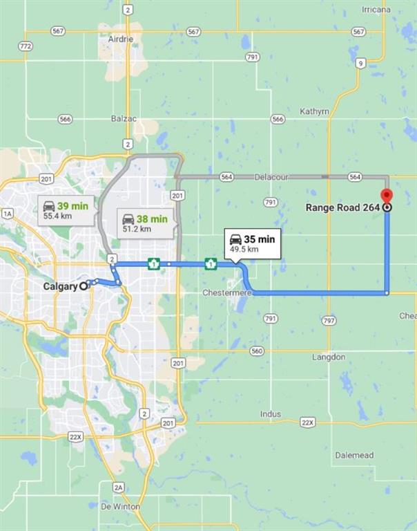 W4R26T25S16:5,6 Range Road 264, Rural Wheatland County, Alberta, T0J 0Y0