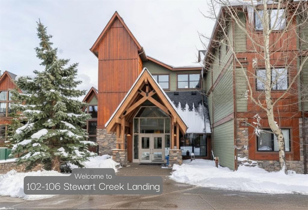 #102 106 Stewart Creek Landing, Canmore, Alberta, T1W0G6