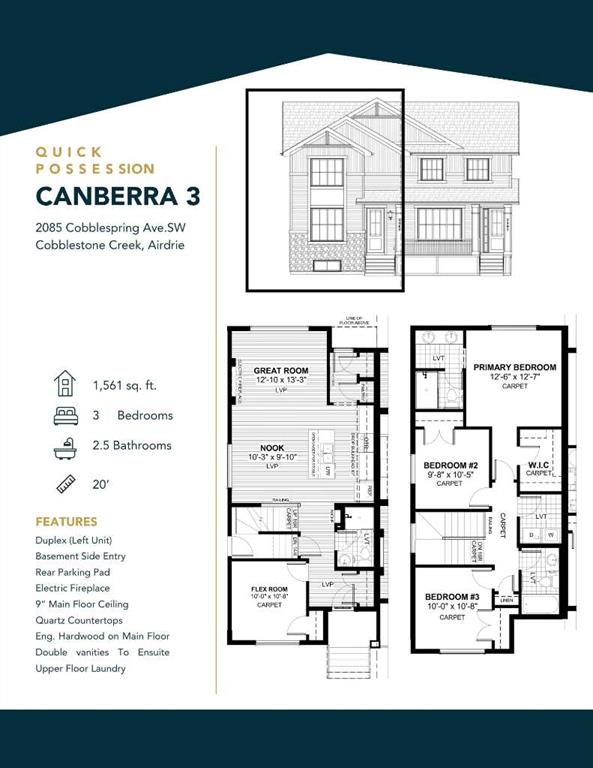2085 Cobblespring Avenue SW, Airdrie, Alberta, T4B 5z6