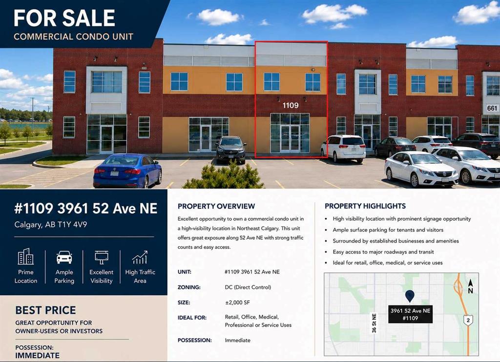 #1109 3961 52 Avenue NE, Calgary, Alberta, T3J 0J7
